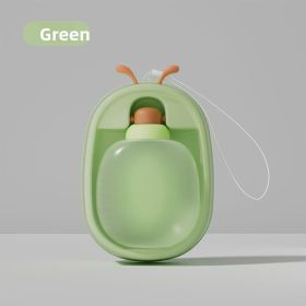 Portable Pet Water Bottle With Cute Antlers  Food Grade, BPA Free, Leak Proof Travel Cup For Dogs, Durable, Easy-to-Clean Outdoor Water Dispenser With (Option: Green)